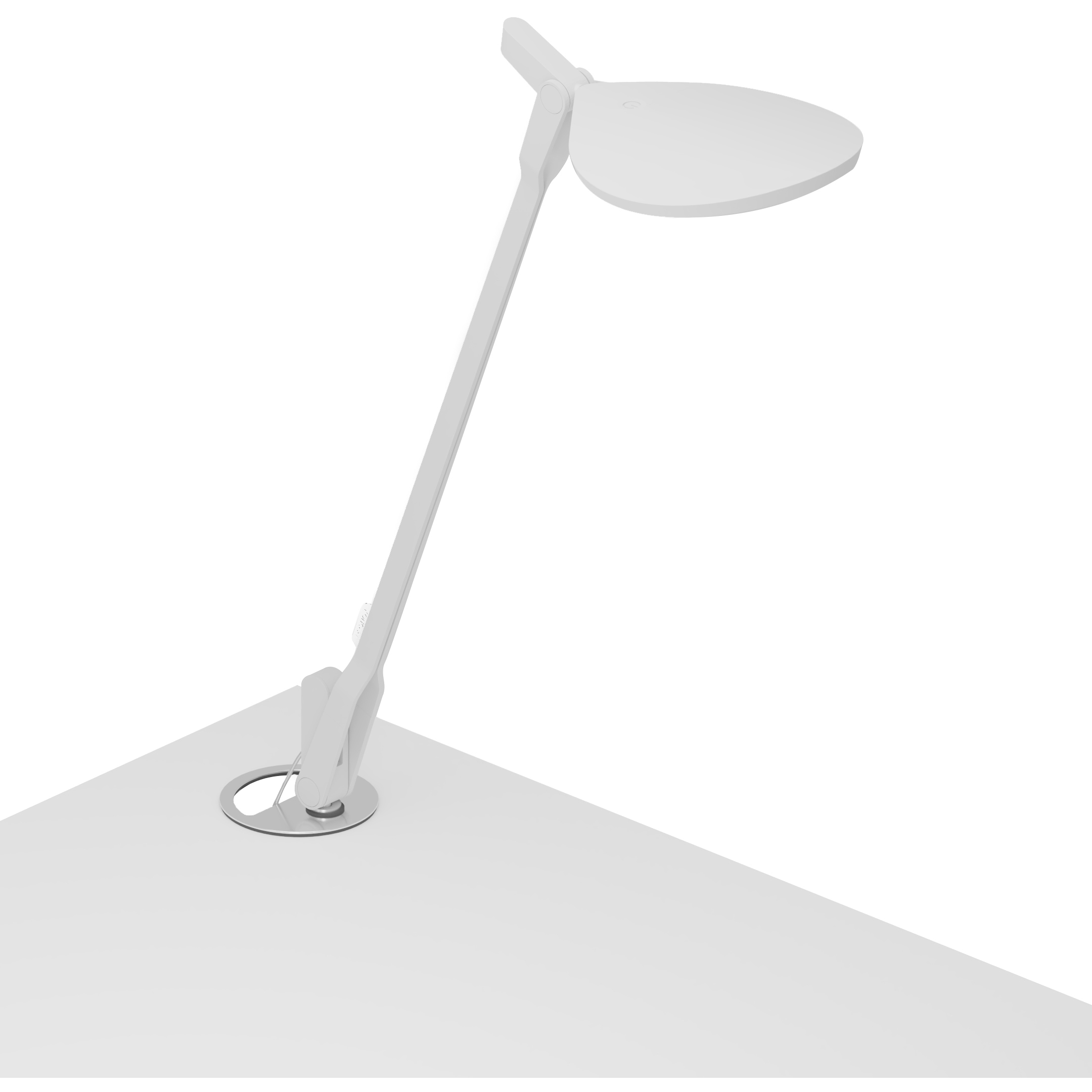 Splitty 16.05 inch 7.00 watt Matte White Desk Lamp Portable Light, Grommet Mount